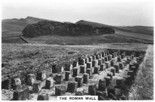 The Roman Wall, Housesteads, Northumberland, 1937. Artist: Unknown