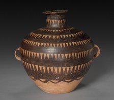 Urn with Triangular Patterns, c. 3300-c. 2000 BC. Creator: Unknown.