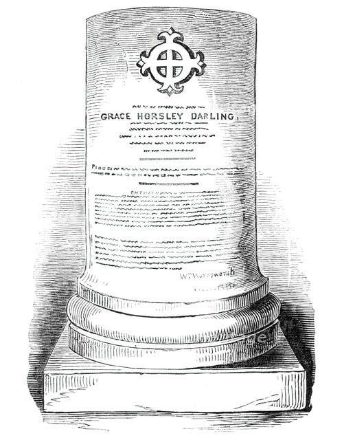 Monument to Grace Darling, 1844. Creator: Unknown.