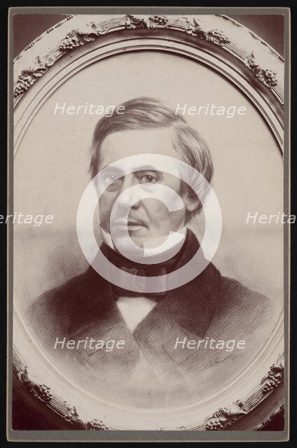 Portrait of Joseph Henry (1797-1878), 1857. Creator: AW Janvier.