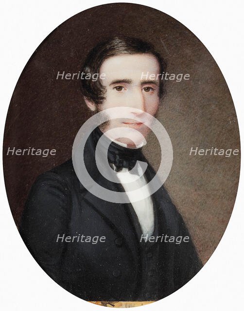 Portrait of the poet Alessandro Manzoni (1785-1873), First half of the 19th cent.. Creator: Anonymous.