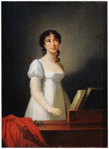 'Portrait of the Italian singer Angelika Catalani', late 18th or early 19th century. Artist: Elisabeth Louise Vigee-LeBrun