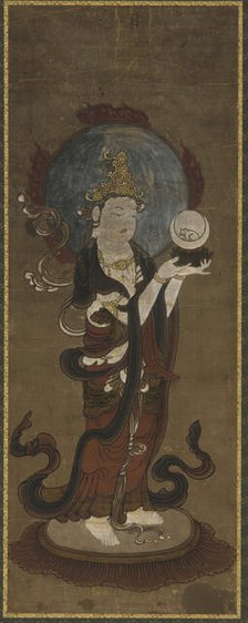 One of the twelve deva: Gwat'ten (Candra), late 15th-early 16th century. Creator: Unknown.
