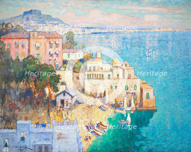 Portofino, 1926. Creator: Gorbatov, Konstantin Ivanovich (1876-1945).