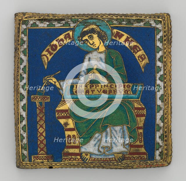 Plaque with Saint John the Evangelist, German, ca. 1175-1200. Creator: Unknown.