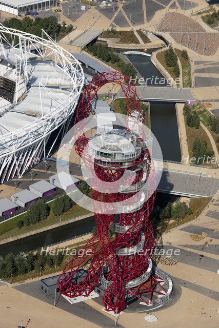 Orbit Tower, Queen Elizabeth Olympic Park, London, 2012. Artist: Damian Grady.