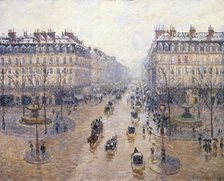 'L'Avenue de l'Opéra. Snow. Morning', 1898. Artist: Camille Pissarro