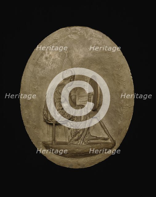 Spinning, Modeled 1882-83, cast c. 1886. Creator: Thomas Eakins.