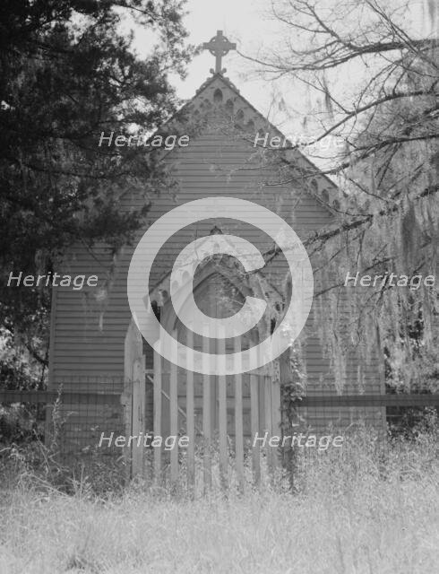 Old Episcopal private church, now closed Louisiana, 1937. Creator: Dorothea Lange.