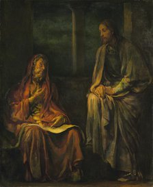 Visit of Nicodemus to Christ, 1880. Creator: John La Farge.