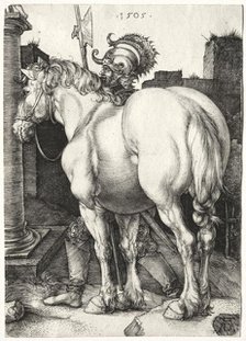The Large Horse, 1505. Creator: Albrecht Dürer (German, 1471-1528).