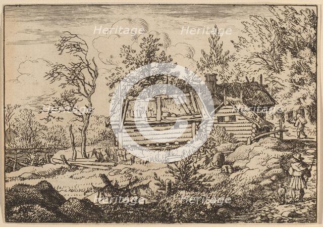 Pilgrim with a Dog, probably c. 1645/1656. Creator: Allart van Everdingen.