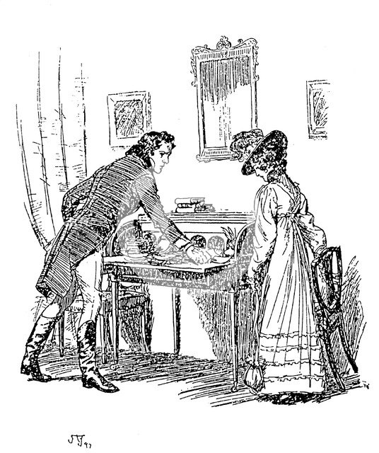 Scene from Jane Austen's Persuasion, 1897. Artist: Hugh Thomson