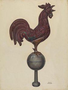 Weather Vane, c. 1938. Creator: Beverly Chichester.