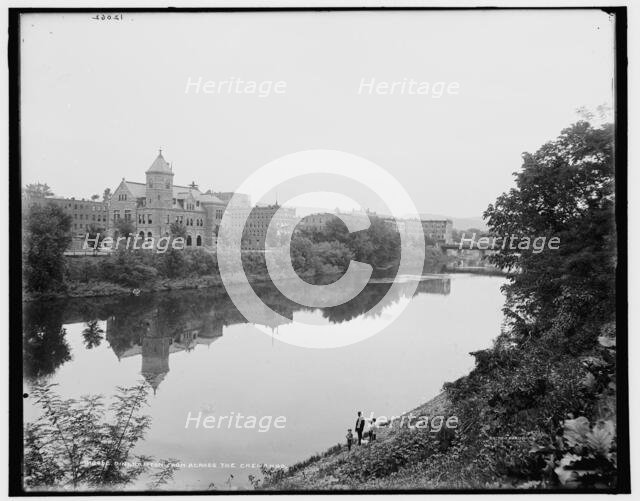 Binghamton from across the Chenango, between 1890 and 1901. Creator: Unknown.