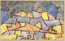 Strict Mountain Form (Crystalline Mountains), 1924. Creator: Klee, Paul (1879-1940).