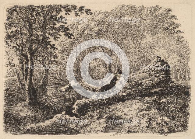 Mouldering Tree Trunk, 1794. Creator: Johann Georg von Dillis.