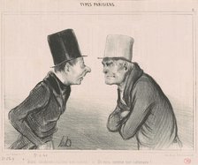 Vous raisonnez comme une canne!, 19th century. Creator: Honore Daumier.