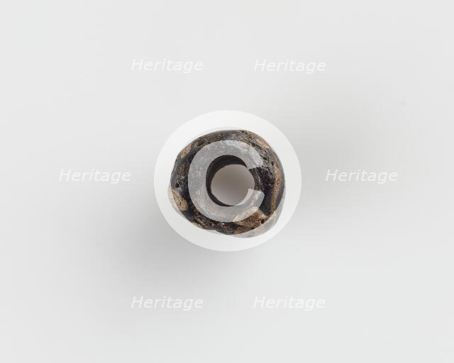 Bead, with a large bore; irregular, 6th century. Creator: Unknown.