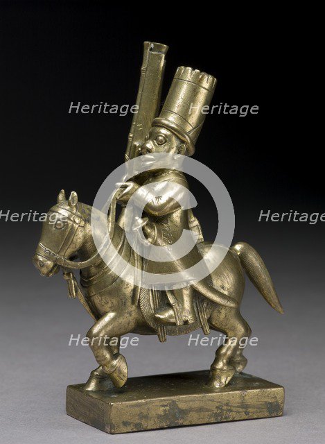 Toy soldier with horse and musket, 1790-1795. Artist: Unknown.