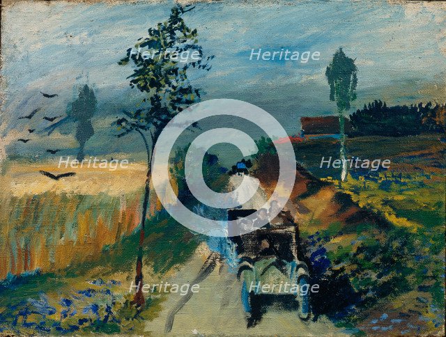 Autodor, 1930. Artist: Semashkevich, Roman Matveevich (1900-1937)