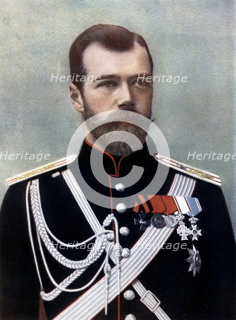 Czar Nicholas II of Russia, late 19th-early 20th century. Artist: Unknown