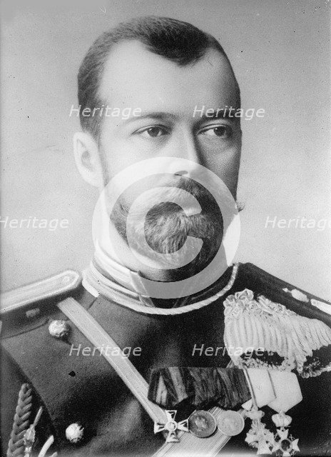 Tsar Nicholas II of Russia, 1914.  Artist: Anon