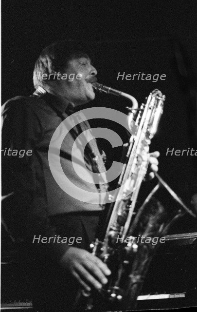 John Surman, Ronnie Scott's, Soho, London, April 1989. Creator: Brian O'Connor.