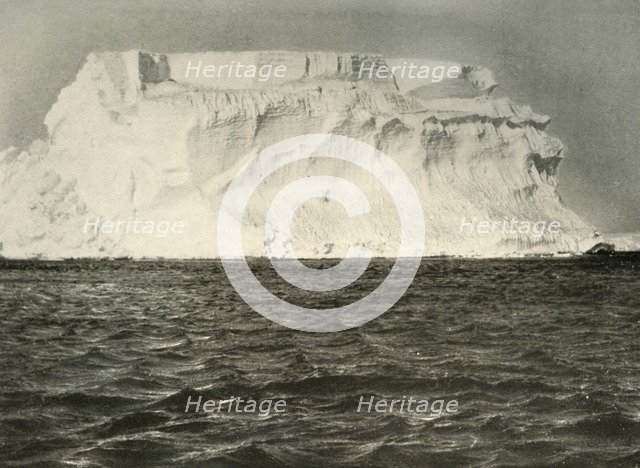 'A Tabular Berg of Typical Antarctic Form', c1908, (1909). Artist: Unknown.