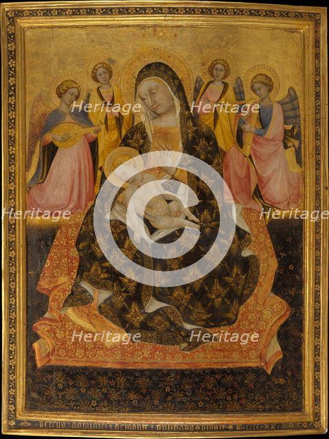 Madonna and Child with Angels, 1420. Creator: Pietro di Domenico da Montepulciano.
