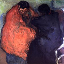 The two Gypsies', 1903, oil by Isidre Nonell.