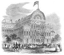 The Prince of Wales at Montreal - The Crystal Palace, opened by His Royal Highness, August 25, 1860. Creator: Unknown.