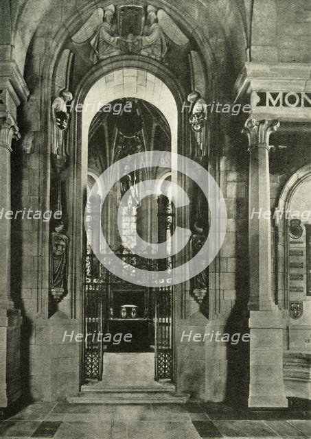 'For Scotland's Fallen - Scottish National War Memorial. The Shrine with seven stained-glass windows Creator: Unknown.