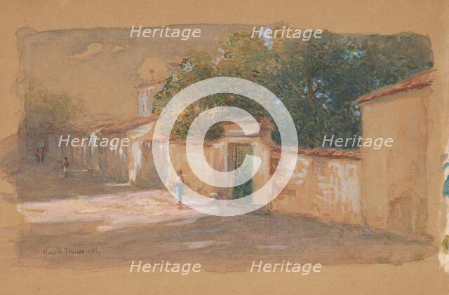 Street, 1906. Creator: Felicián Moczik.