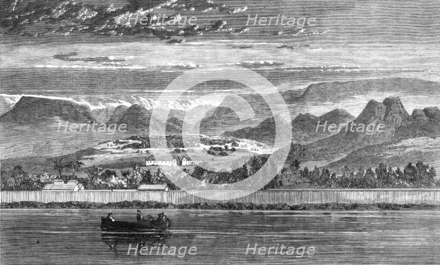 The Railway Station, Arica, Peru, 1865. Creator: Unknown.