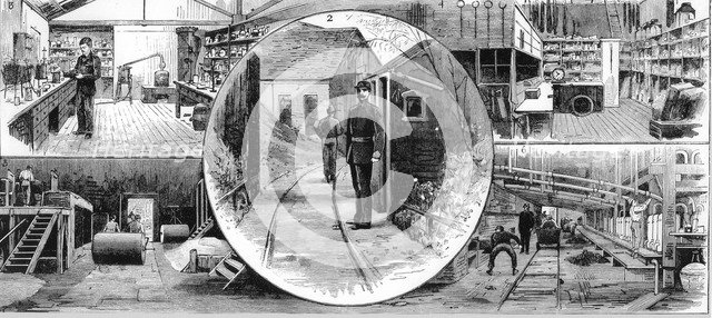 Workers at Nobel Explosives Company Limited, Ardeer, Ayrshire, 1884. Artist: Unknown