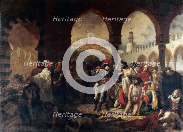 Bonaparte Visiting the Plague Victims of Jaffa, 1804.