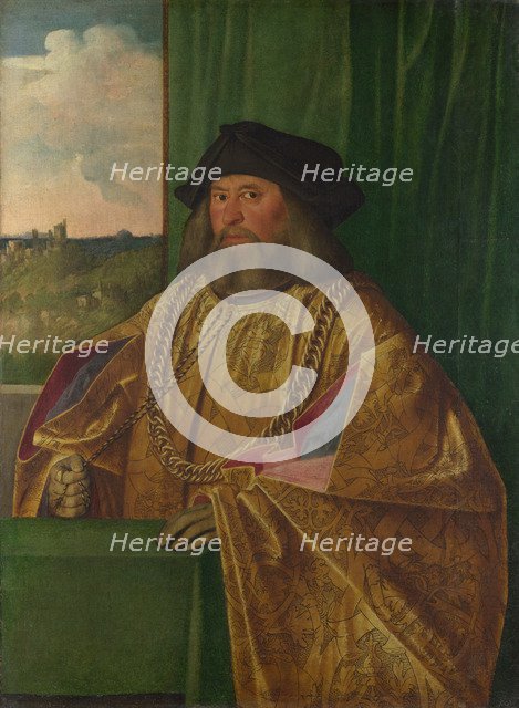 Francesco Albani, c. 1520. Artist: Cariani, Giovanni (ca. 1485-1547)