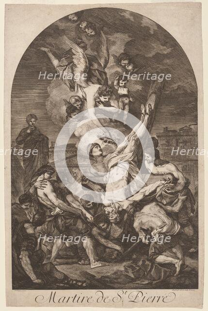 Martire de St. Pierre (The Martyrdom of Saint Peter), c. 1750s. Creator: Jean Barbault.