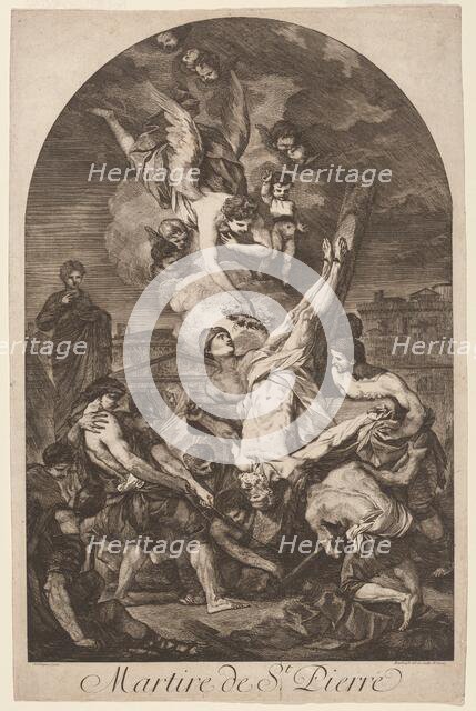 Martire de St. Pierre (The Martyrdom of Saint Peter), c. 1750s. Creator: Jean Barbault.