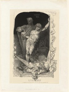 Drunkenness, 1851. Creator: Charles Rambert.