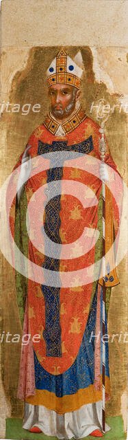 Saint Augustine, c1340-1345. Creator: Veneziano, Paolo (ca 1330-ca 1360).