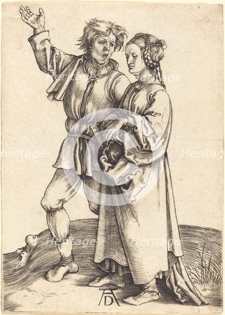 Peasant and His Wife, c. 1497/1498. Creator: Albrecht Durer.