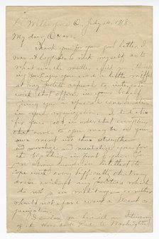 Letter to Oscar W. Price from Colonel Charles Young, July 14, 1918. Creator: Charles Young.