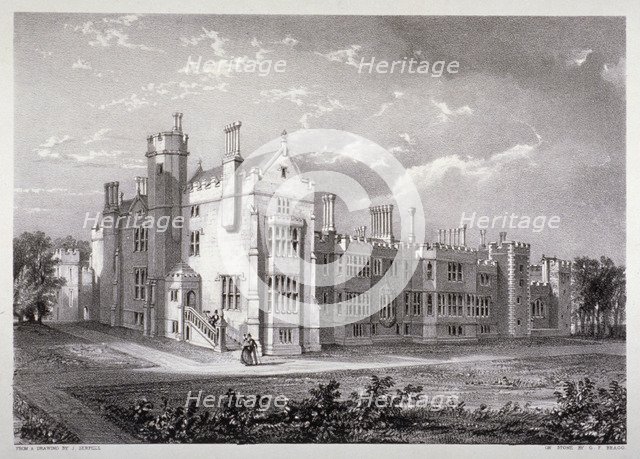View of Lambeth Palace, London, c1830. Artist: GF Bragg