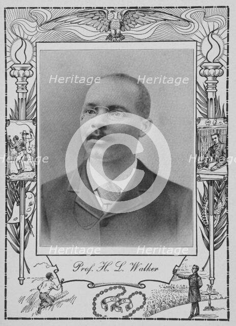 Prof. H. L. Walker [recto], 1902. Creator: Unknown.