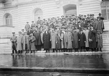 Corn Growers On Steps of House office Building; Stafford of Wisconsin, 5th From Left...1912. Creator: Harris & Ewing.