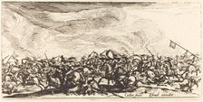 The Cavalry Combat with Swords, c. 1632/1634. Creator: Jacques Callot.