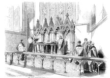 The altar of the new church of St. Giles. Camberwell - ceremony of consecration, 1844. Creator: Unknown.