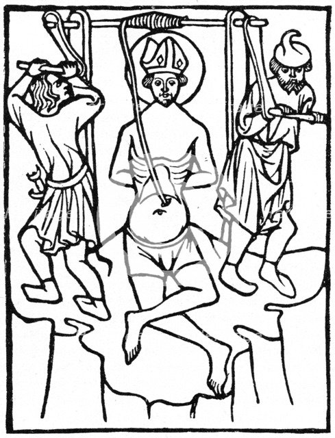 St Erasmus, c1400 (1964).  Artist: Anon